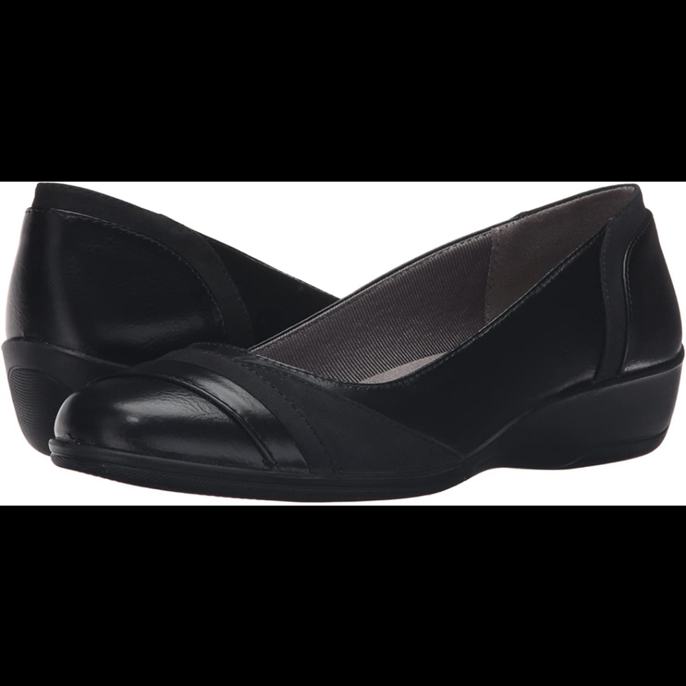 Life Stride Indeed Flat - black size 7W EUC